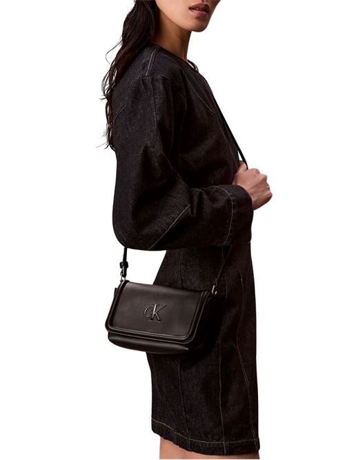 Borsetta nera in poliuretano Calvin Klein | LV04F1027GUB1